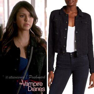 Diesel Fringi-Ne Denim Jean Jacket ASO Elena Gilbert